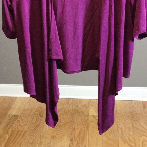 S Soma fuchsia purple waterfall drape lounge wrap - Picture 7 of 13